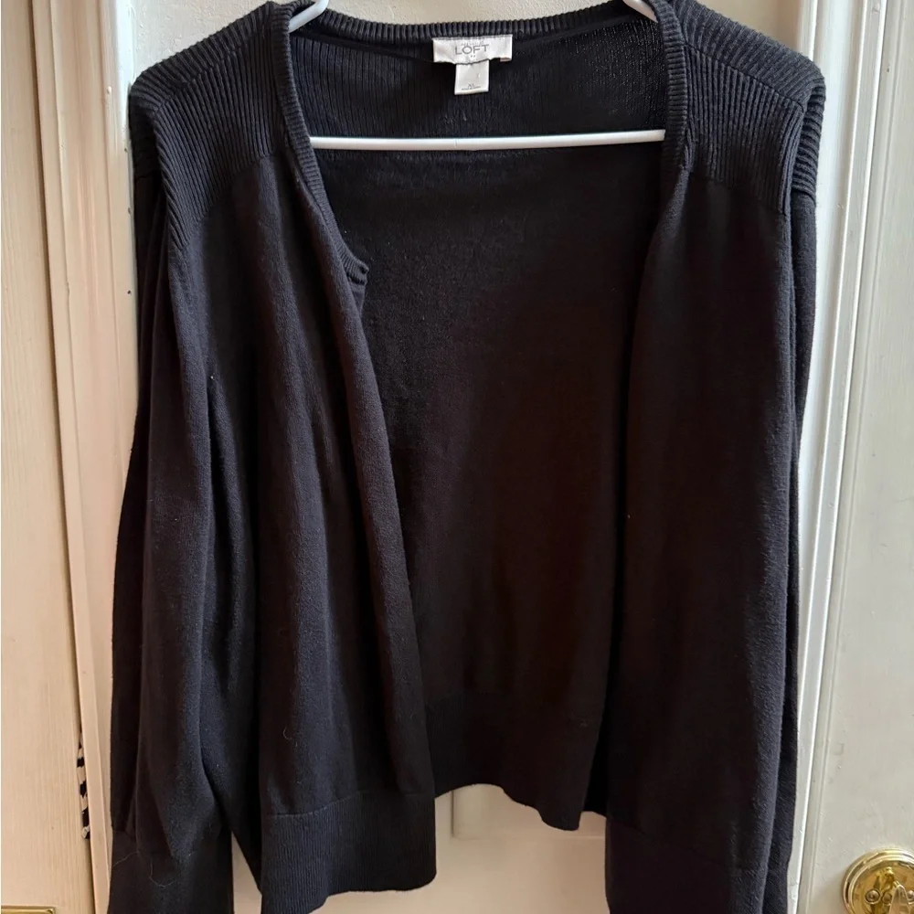 LOFT Open Front Cardigan